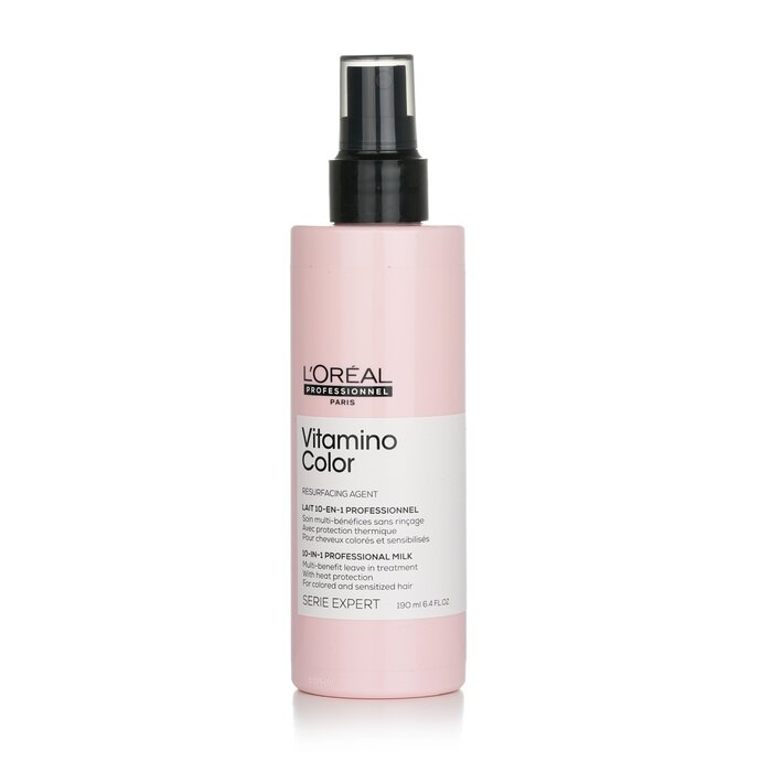 L'Oreal Professionnel Serie Expert - Vitamino Color Resurfacing Agent 10-In-1 Professional Milk 190ml/6.4oz - perfect for hair treatment at home