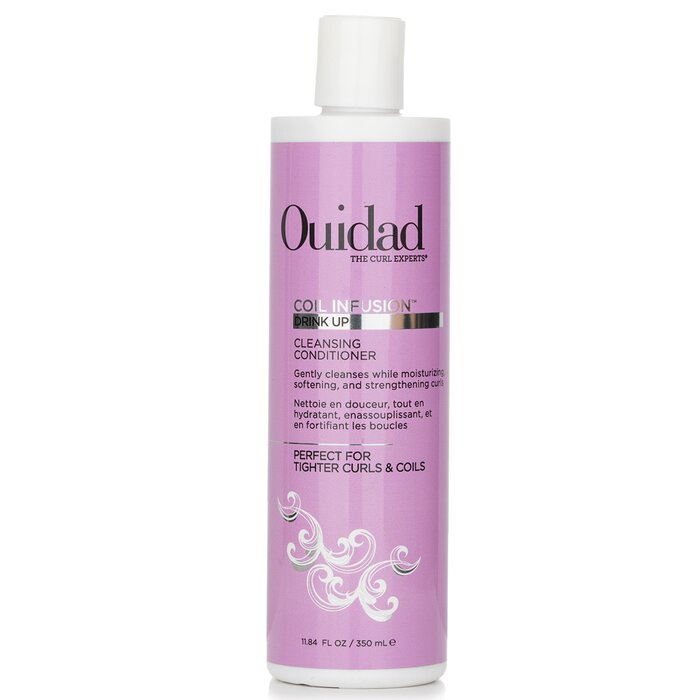 Ouidad Coil Infusion Drink Up Cleansing Conditioner 355ml/12oz hair conditioner for salon & home use