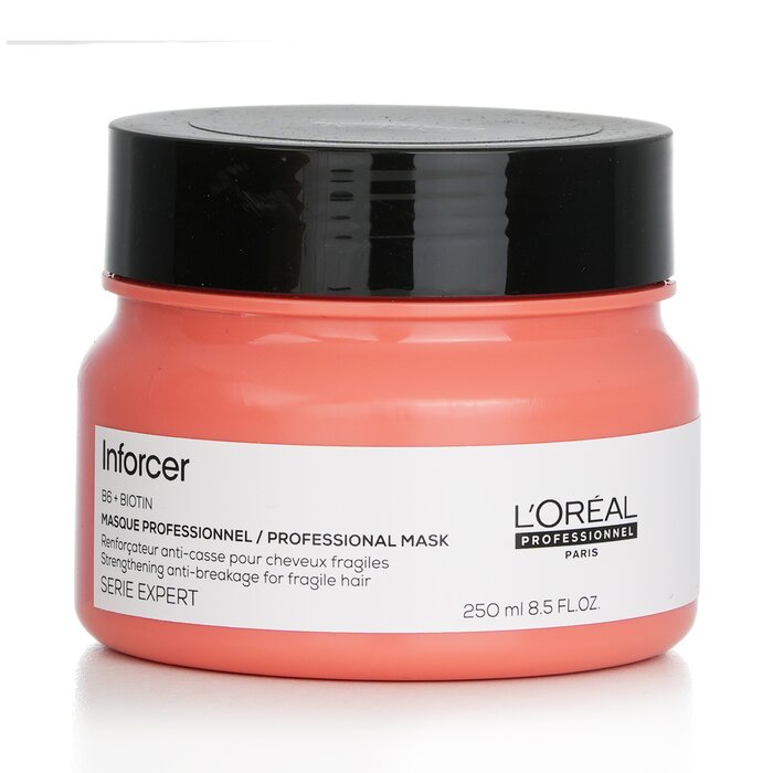 L'Oreal Professionnel Serie Expert - Inforcer B6 + Biotin Strengthening Anti-Breakage Mask (For Fragile Hair) 250ml/8.5oz hair mask for deep conditioning and repair