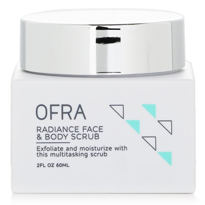 OFRA Radiance Face & Body Scrub for smooth, glowing skin.