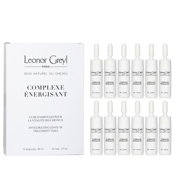 Leonor Greyl Complexe Energisant Invigorating Leave-In Treatment Vials 12ampoules - perfect for hair treatment at home