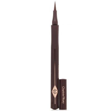 Charlotte Tilbury The Feline Flick Quick Fine Line Shodo Pen, Super Brown 1ml/0.03oz