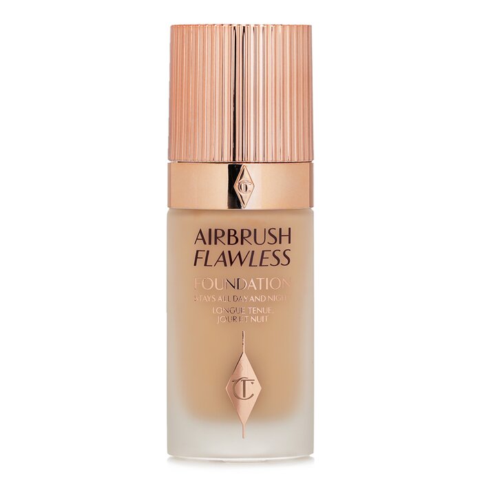 Airbrush flawless foundation for warm skin