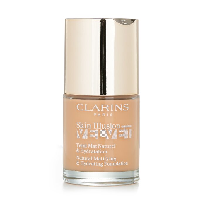 Velvet natural matifying hydrating foundation for amber skin