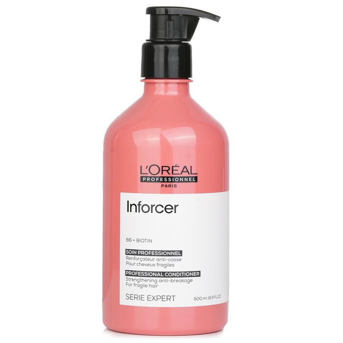 L'Oreal Professionnel Serie Expert - Inforcer B6 + Biotin Strengthening Anti-Breakage Conditioner (For Fragile Hair) 500ml/16.9oz hair conditioner for salon & home use