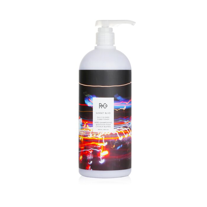 R+Co Sunset BLVD Daily Blonde Conditioner 1000ml/33.8oz hair conditioner for salon & home use