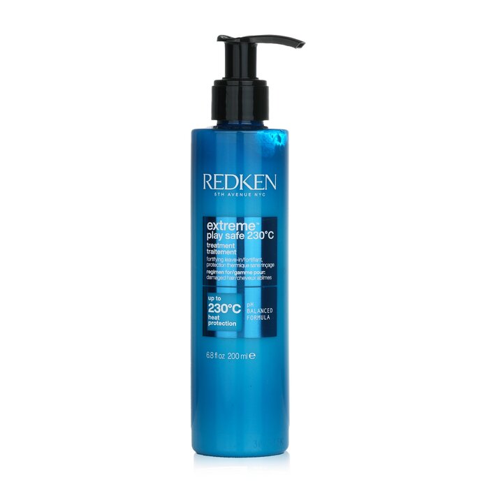 Redken Extreme Play Safe 230°C Treatment (For Damaged Hair) 200ml/6.8oz - perfect for hair treatment at home