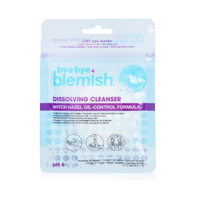 Bye Bye Blemish Dissolving Cleanser Sheets
