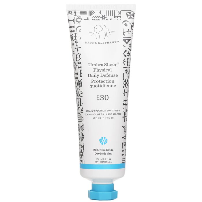 Drunk Elephant Umbra Sheer Physical Daily Defense SPF 30