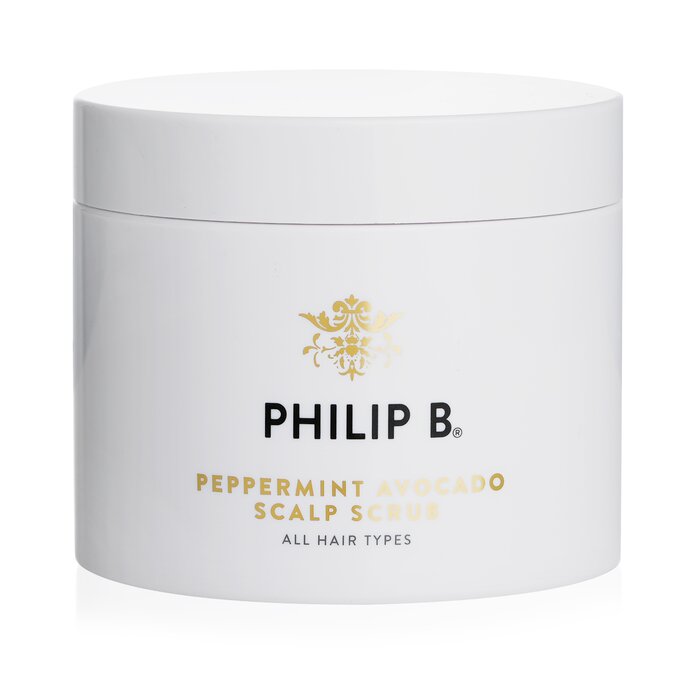 Philip B Peppermint Avocado Scalp Scrub - All Hair Types 236ml/8oz - perfect for hair treatment at home
