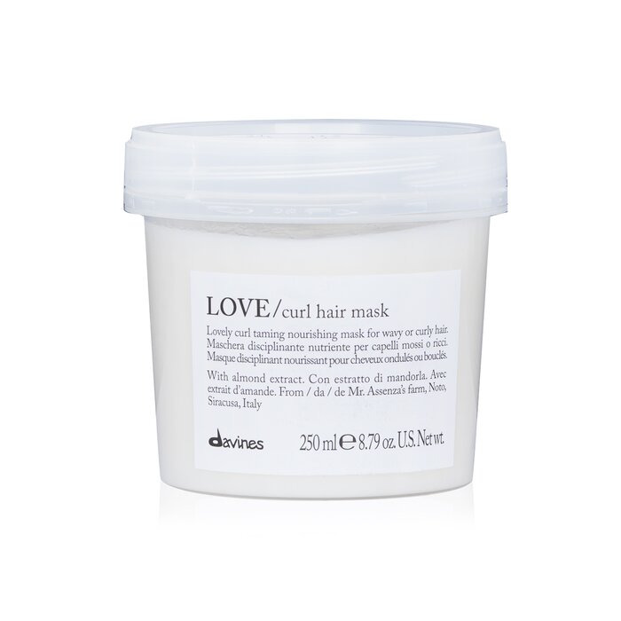 Davines Love Curl Hair Mask (For Wavy or Curly Hair) 250ml/8.79oz hair mask for deep conditioning and repair