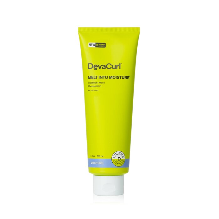 DevaCurl Melt Into Moisture Treatment Mask - For Dry Curls 236ml/8oz hair mask for deep conditioning and repair
