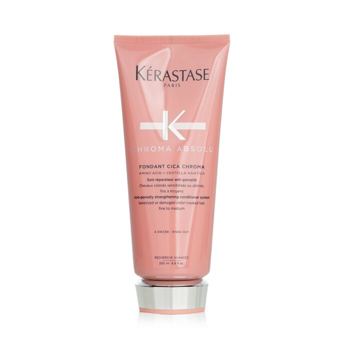 Kerastase Chroma Absolu Fondant Cica Chroma (For Sensitized or Damaged Color-Treated Hair) 200ml/6.8oz hair conditioner for salon & home use