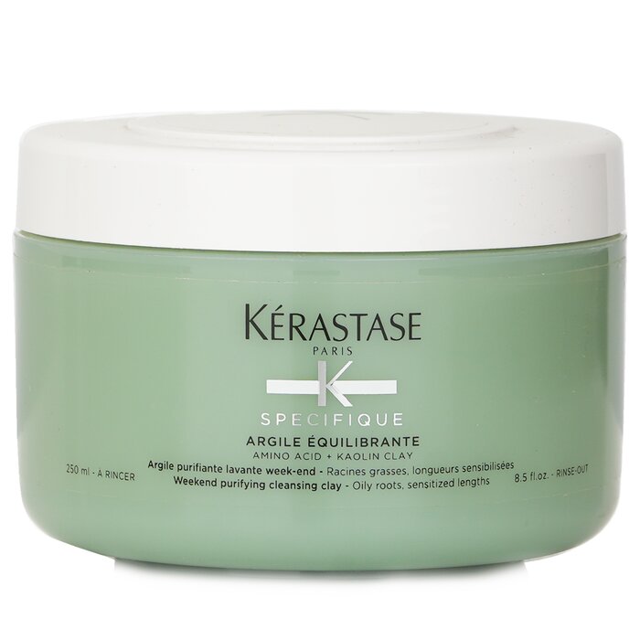 Kerastase Specifique Argile Equilibrante Cleansing Clay (For Oily Roots & Sensitive Lengths) 250ml/8.5oz hair mask for deep conditioning and repair