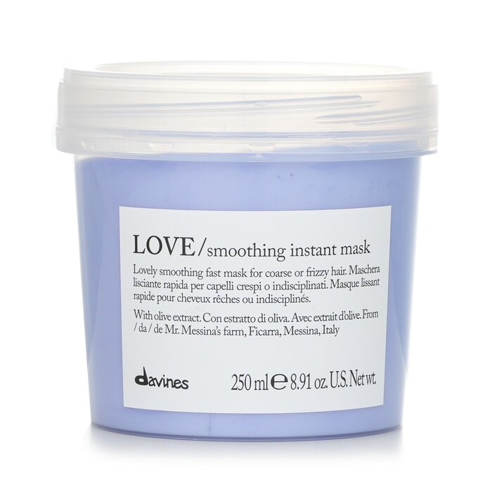 Davines Love Smoothing Instant Mask 250ml/8.91oz hair mask for deep conditioning and repair