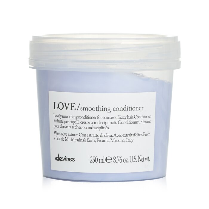 Davines Love Smoothing Conditioner (For Coarse or Frizzy Hair) 250ml/8.76oz hair conditioner for salon & home use