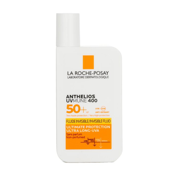 La Roche Posay Anthelios UVmune 400 Invisible Fluid SPF50 – lightweight sunscreen