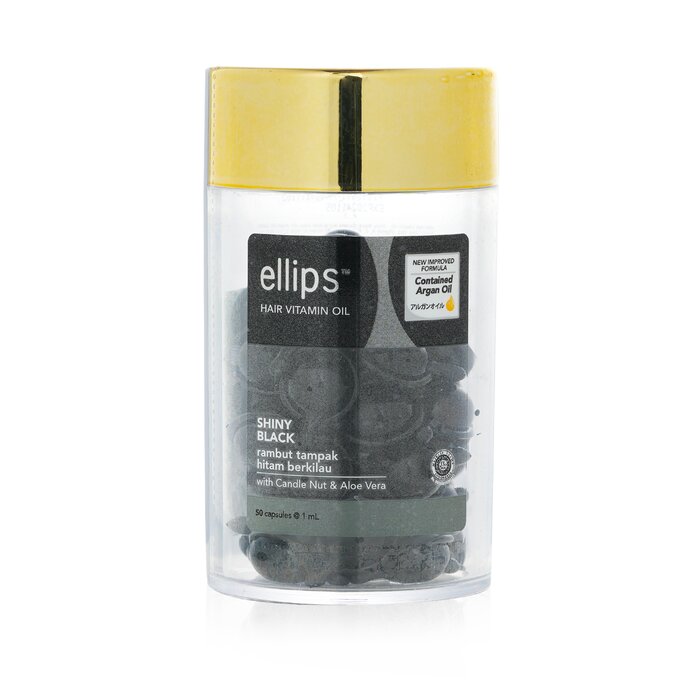 Ellips Hair Vitamin Oil - Shiny Black 50capsules x1ml - perfect for hair treatment at home