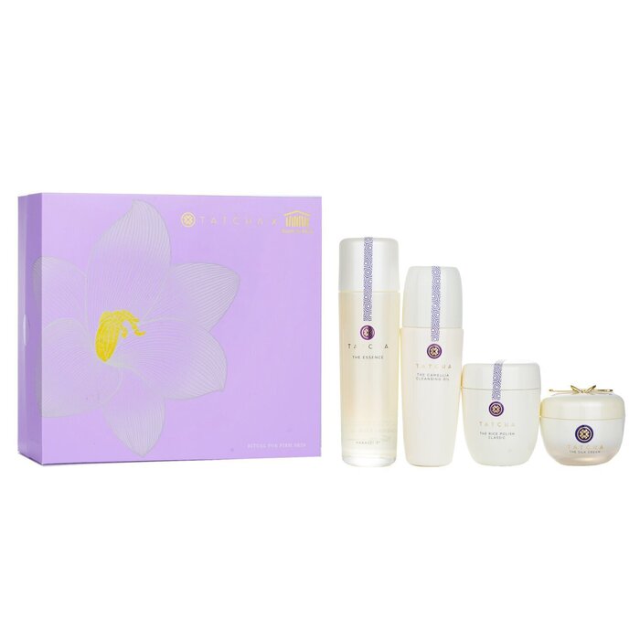 Tatcha Skincare Set – 4pcs – for skin firmness