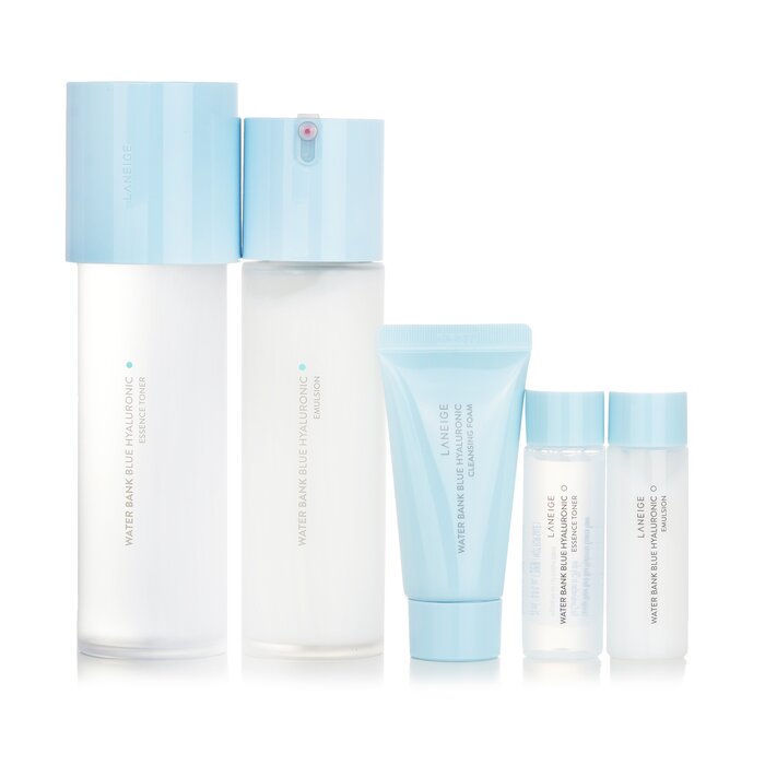 Laneige Water Bank Set – 5pcs – for hydration and balance