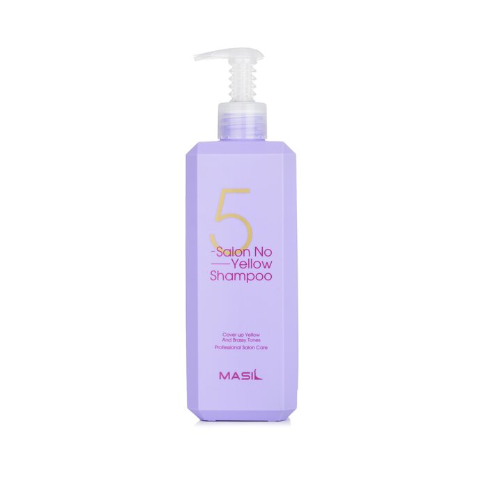 Masil 5 Salon No Yellow Shampoo 500ml Shampoo for daily use in hair care.