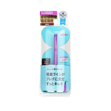 Dejavu Lasting Fine E Short Brush Liquid Eyeliner, 3 Black Brown 0.52ml