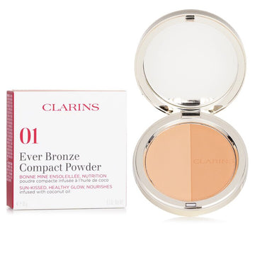 Clarins Ever Bronze Compact Powder, 01 Light 10g/0.3oz