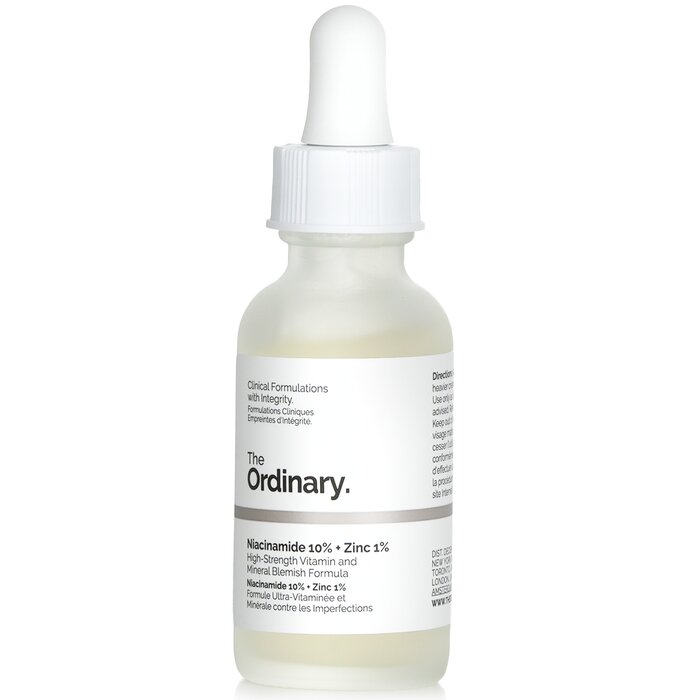 The Ordinary Niacinamide 10% + Zinc 1% – for minimizing pores and blemishes