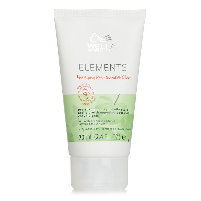 Wella Elements Purifying Pre Shampoo Clay 70ml/2.4oz - perfect for hair treatment at home