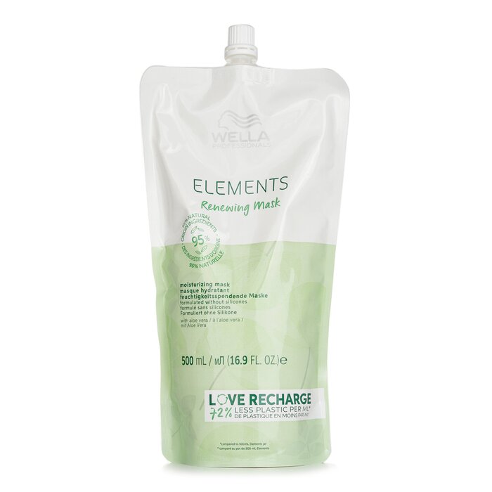 Wella Elements Renewing Mask 500ml/16.9oz hair mask for deep conditioning and repair