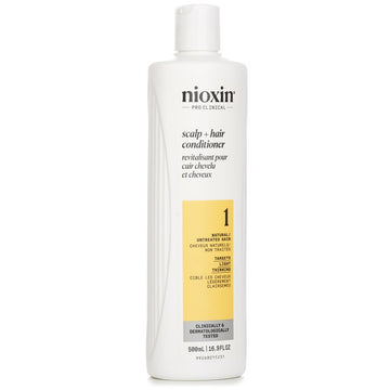 Nioxin Density System 1 Scalp Therapy Conditioner (Natural Hair, Light Thinning)(Random Packaging) 500ml/16.9oz