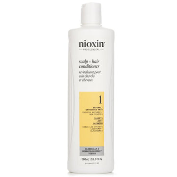 Nioxin Density System 1 Scalp Therapy Conditioner (Natural Hair, Light Thinning)(Random Packaging) 500ml/16.9oz