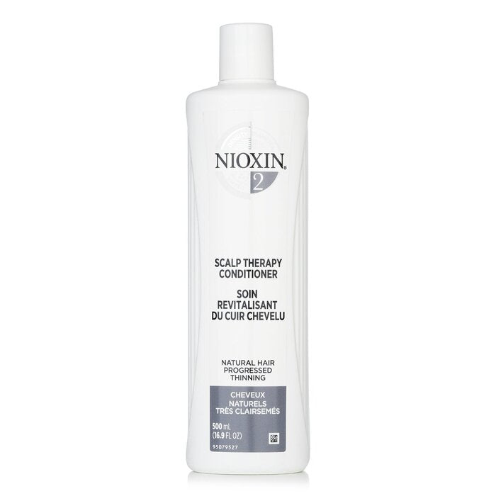 Nioxin Density System 2 Scalp Therapy Conditioner (Natural Hair, Progressed Thinning) 500ml/16.9oz hair conditioner for salon & home use