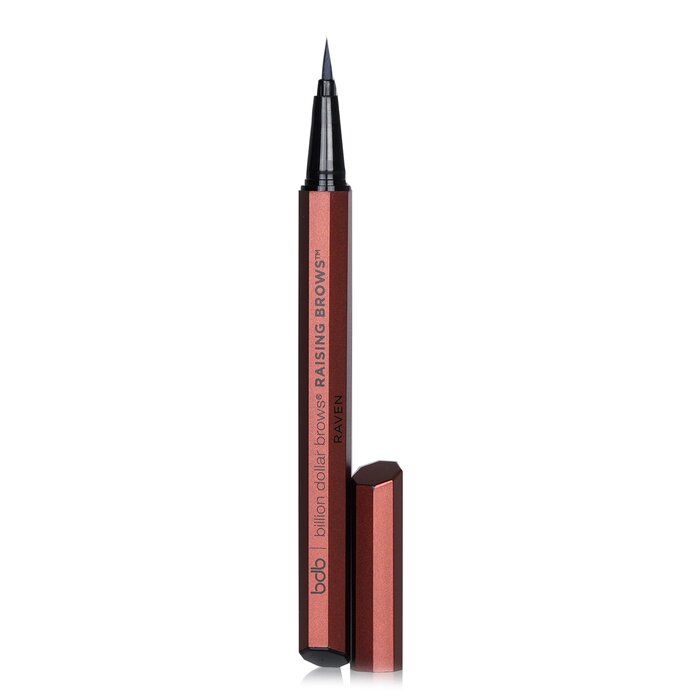 Billion Dollar Brows Raising Brows Liquid Brow Pen, Raven 0.8g/0.028oz eyebrow enhancer for defining eyebrows