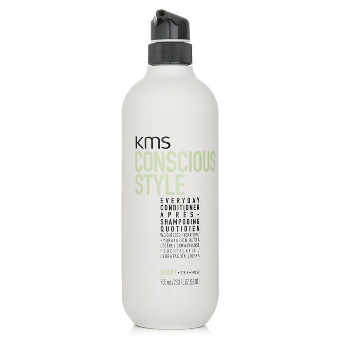 KMS California Conscious Style Everyday Conditioner 750ml/25.35oz hair conditioner for salon & home use