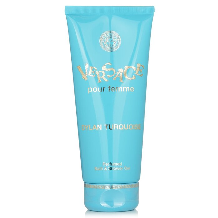 Versace Dylan Turquoise Perfumed Bath & Shower Gel 200ml/6.7oz - ideal for body care and skincare routine