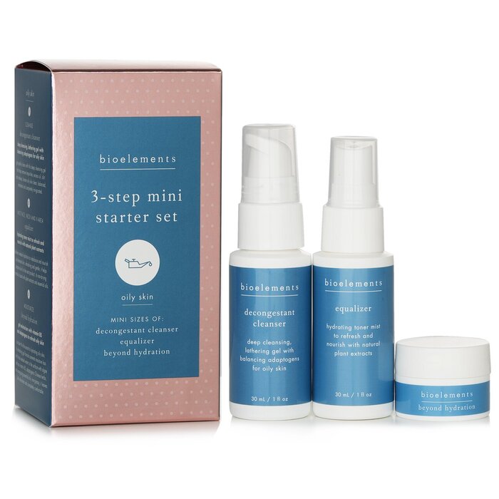 Control oil with Bioelements 3-step oily skin kit. Purify & mattify for clear skin.