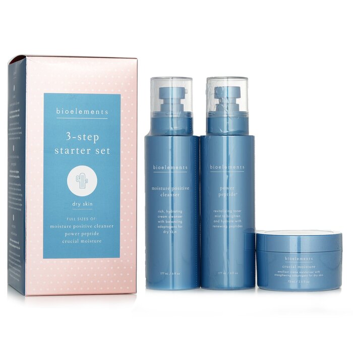 Bioelements Dry Skin Set – 3pcs – for hydration routine