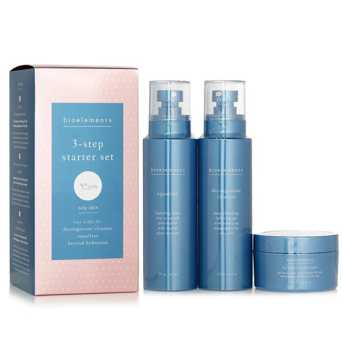 Bioelements Oily Skin Set – 3pcs – for oil control