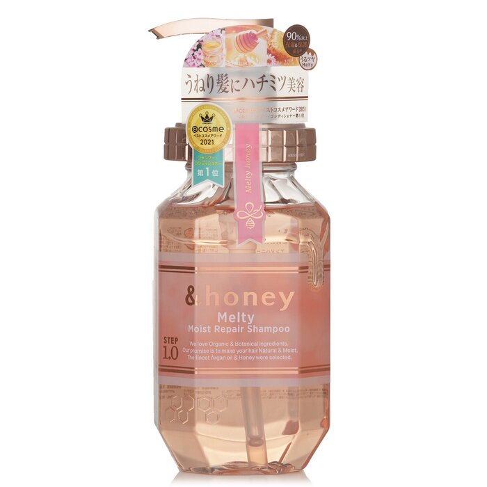 &honey shampoo for hair care.