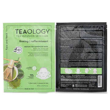 Teaology Matcha Tea Superfood Face & Neck Mask