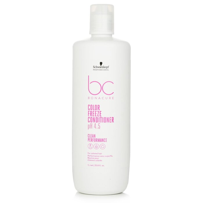 Schwarzkopf BC Bonacure pH 4.5 Color Freeze Conditioner (For Colored Hair) 1000ml/33.8oz hair conditioner for salon & home use