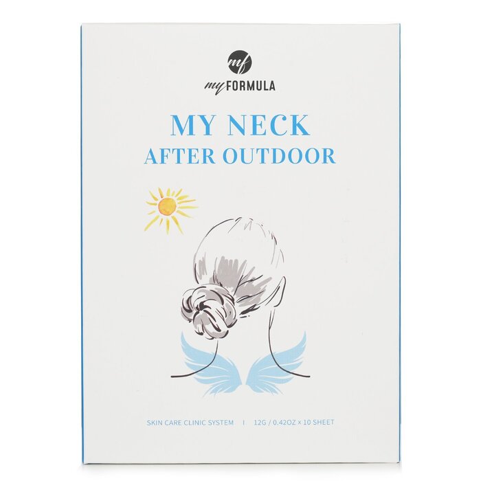 My Formula Neck Mask – for post-sun exposure neck care