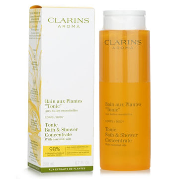 Clarins Tonic Bath & Shower Concentrate With Essential Oils l strawberrynet
