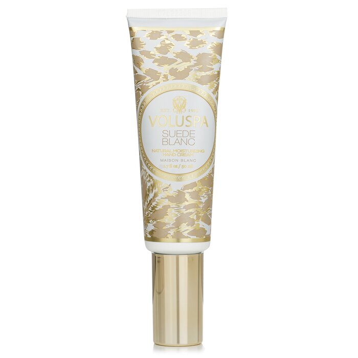 Suede blanc hand cream – Voluspa – for luxurious moisture