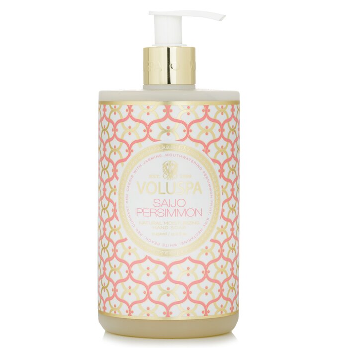 Persimmon hand soap – Voluspa – for daily hand cleansing