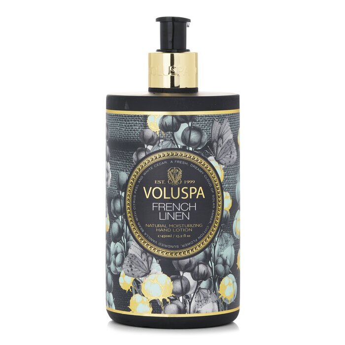 French linen hand lotion – Voluspa – for soft moisture