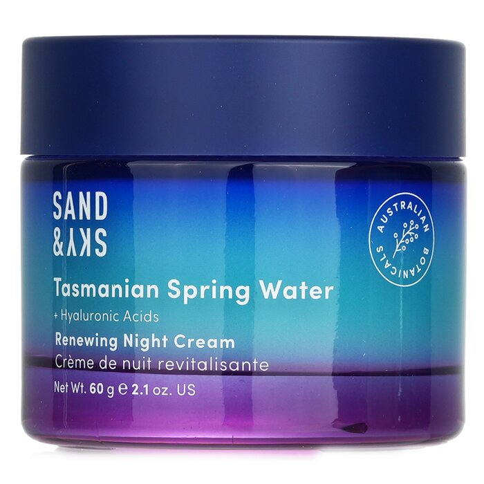 Sand & Sky Tasmanian Spring Water - Renewing Night Cream 60g/2.1oz for skincare needs