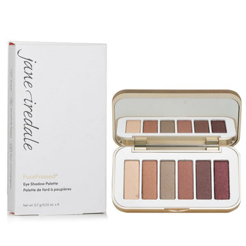 Jane Iredale PurePressed Eye Shadow Palette, Naturally Glam 6x 0.7g/0.02oz