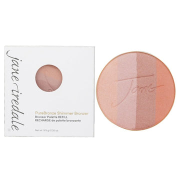 Jane Iredale PureBronze Shimmer Bronzer Palette Refill, Peaches & Cream 9.9g/0.35oz